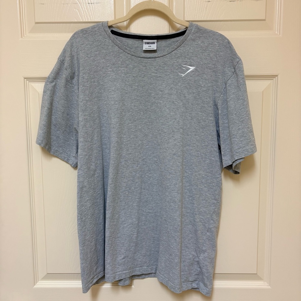 Gymshark Men's Heather Gray Short Sleeve Tee